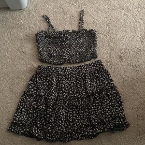 Garage Matching Top and Skirt Set